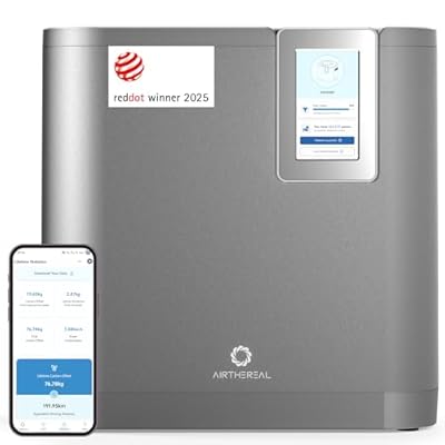 Airthereal Revive R800 5L Smart WiFi Electric Kitchen Composter - Odorless, Self-Cleaning, 3 Modes for Efficient Composting, Reduces Food Waste by 90%, App-Connected for Carbon Footprint Data