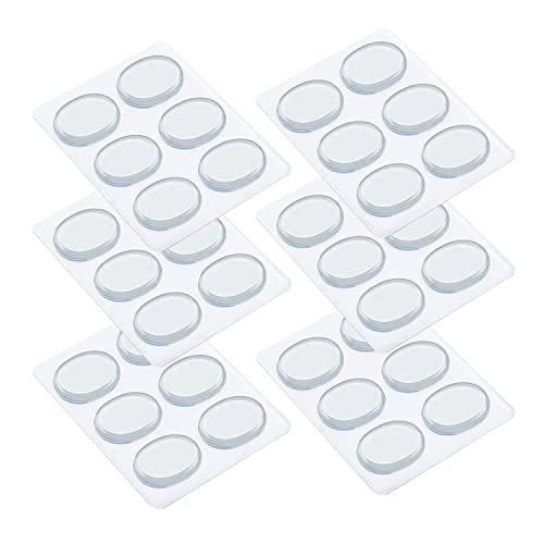 Pad Batería de Gel, 30 Pcs Silicona Almohadillas de Tambor, Gel de Amortiguación de Tambor, Silenciador Accesorios para Control de Tono de Batería