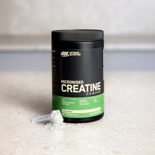 Optimum Nutrition Mikronisiertes Kreatin Pulver, Geschmacksneutral, 634g, 186 Portionen 6