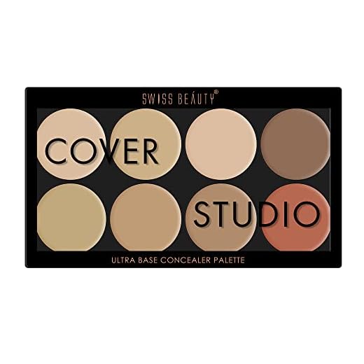 Swiss Beauty Ultra Base Concealer Palette, Face MakeUp, Multicolor-02, 16g