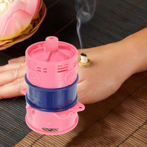 Ipetboom Set de 5 Elementos con Pot de Moxibustión y Marco de Suspensión Magnética para Uso Doméstico, Tanque Metálico con Aislamiento Térmico para Terapia Corporal y Relajación miniatura 6