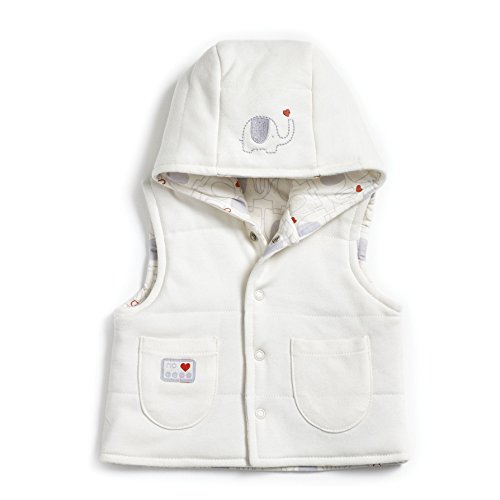 Katies Playpen/Baby Best Buy Natures Purest Cream 1st Friends - Gilet imbottito da 0 a 3 mesi