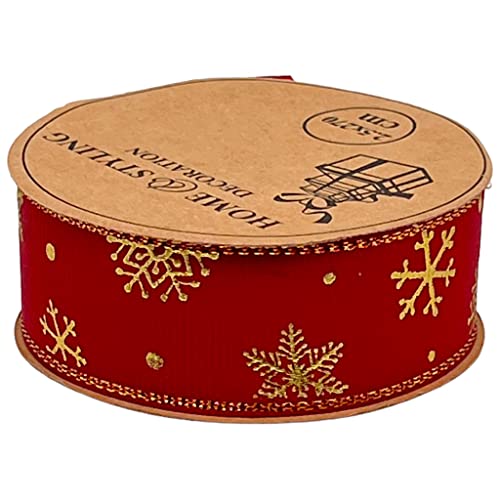 Ruban cadeau de Noël lot de 15 rouleaux en satin de polyester 40m - 3