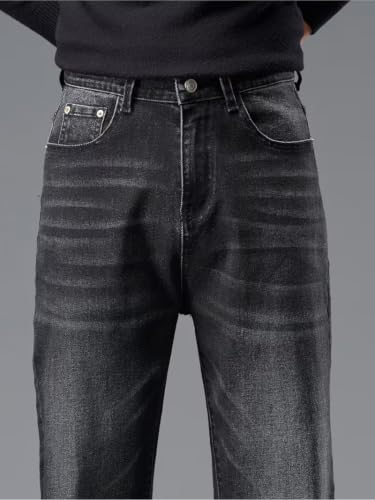 ClubJVX Straight Fit Black Jeans for Men - Image 3
