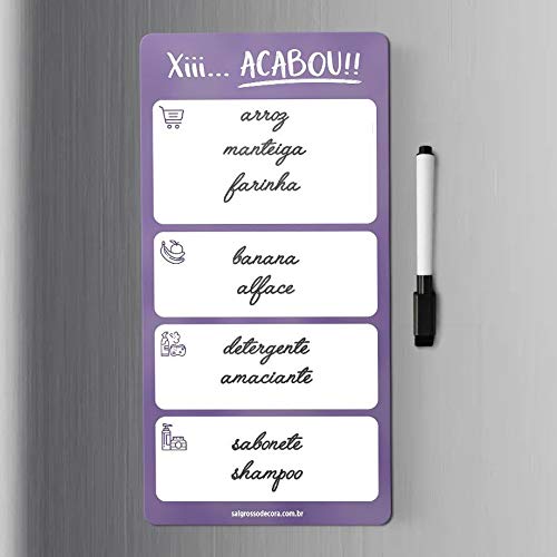 Ímã de Geladeira Xiii. Acabou!!-cinza