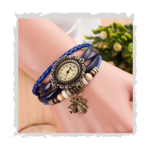 Image of Spiffy Vintage Style Bracelet Watch for Woman, Watch for Women Latest, Watch for Girls Stylish, Women Watches Branded, Women Watches, Bell Charm