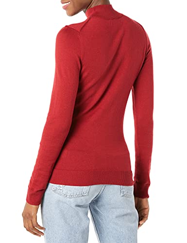 Image of Amazon Essentials Women's Lightweight Mock Neck Pullover Sweater, Regular Fit (Available in Plus Size)
