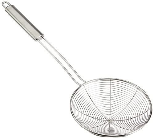 Oryx 5072135 Espumadera Alambre Acero Inoxidable Ø 14 Cm. Mango Redondo 26 Cm, Multicolor
