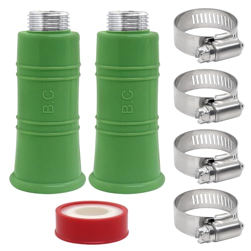 Busy-Corner SILICONE HOSE ADAPTER With Stainless Steel Clamp, Highly Flexible Silicone-Polymer Sleeve Connects To Sink cover