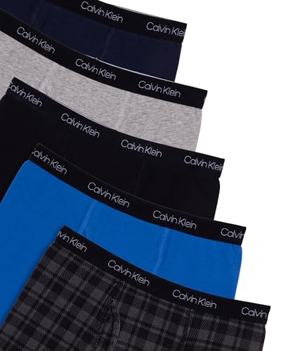 Image of Calvin Klein Kids Boys' Modern Cotton Boxer Brief Underwear 5-Pack