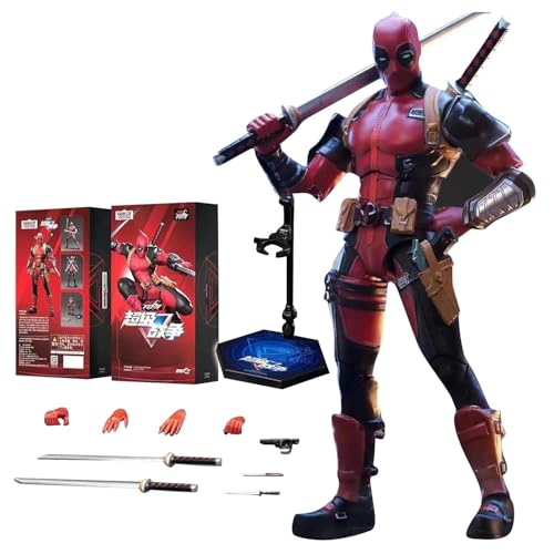 Image of ZD Box Toys Collectible Action Figure Full Box Set: Anniversary Series Non-Luminous Version 1:10 Scale 17cm Super Hero (Dead-P Warrior)
