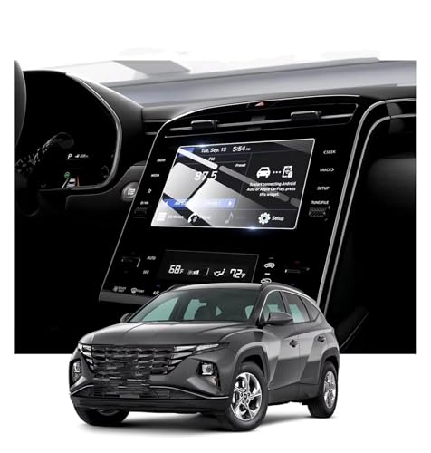 Autoradio GPS Tucson NX4 film protecteur écran verre trempé 8 pouces 2021-2024
