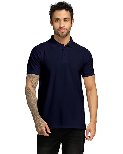 Image of VastraVibes Men's Polo Regular Fit T-Shirt
