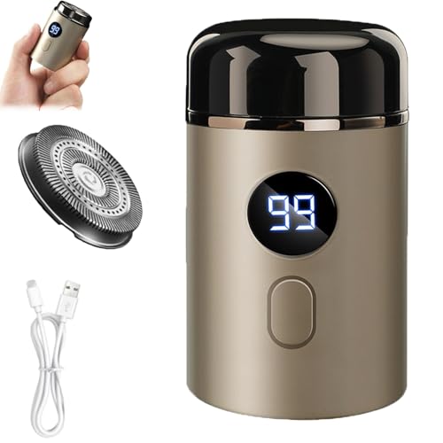 Fusionswear Shaver, Fusionswear Mini Portable Electric Razor, USB Rechargeable, Wet & Dry Use, Low-Noise Design, Travel-Friendly for Men