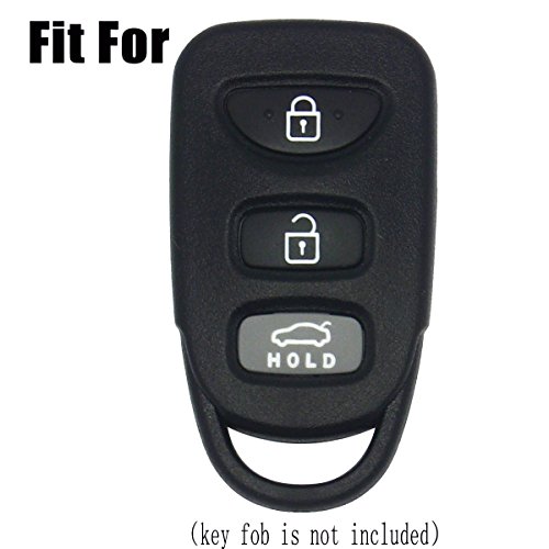 Coolbestda Silicone 3 Buttons Smart Key Fob Remote Cover Case Keyless Jacket Protector Holder For Hyundai Elantra Genesis Sonata Kia Sorento Forte Optima Rondo Spectra #TOP1