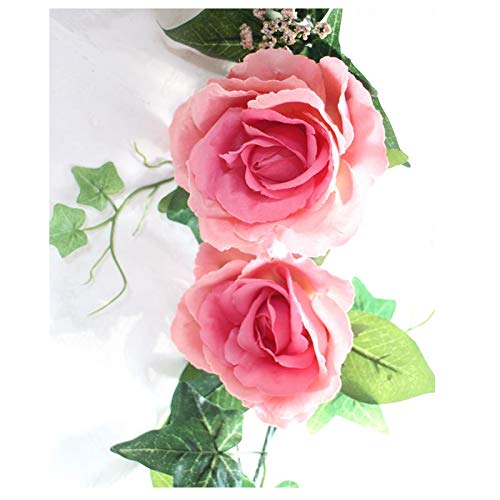 Amazon｜造花 ローズガーランド 1.8m 薔薇ツタ (ビューテイー)｜造花