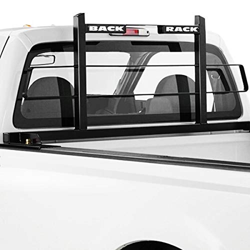 RealTruckBackrack Original Rack Frame Only | Black, No Drill | 15019 | Fits 2019-2025 Chevrolet/GMC Silverado/Sierra 1500; 2022 Chevrolet Silverado 1500 LTD