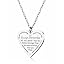 3.Daughter Heart Necklace - braver - mom loves you