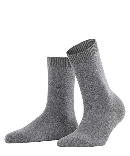 FALKE womens Cosy Wool Casual Sock - Merino Wool/Cashmere Blend, Grey (Greymix 3399), US 5-7.5 (EU 35-38 ? UK 2.5-5), 1 Pair