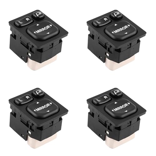Interrupteur de commande rétroviseur 84872-52040 bouton 9 broches en plastique voiture