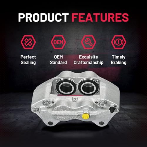 Image of BDFHYK 19-1784 19-1785 Front Disc Brake Caliper Assembly Compatible with Toyota Tacoma 1995 1996 1997 1998 1999 2000 2001 2002 2003 2004 2.4L 2.7L 3.4L l4 V6 GAS 2pcs