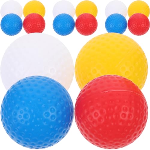 Garneck 16pcs Hollow Holeless Golf Ball Golf Balls Bulk Training Golf Balls Compact Practicing Ball Swing Practice Ball Reusable Golfing Ball Golfing Practice Balls Toy Pp Plastic