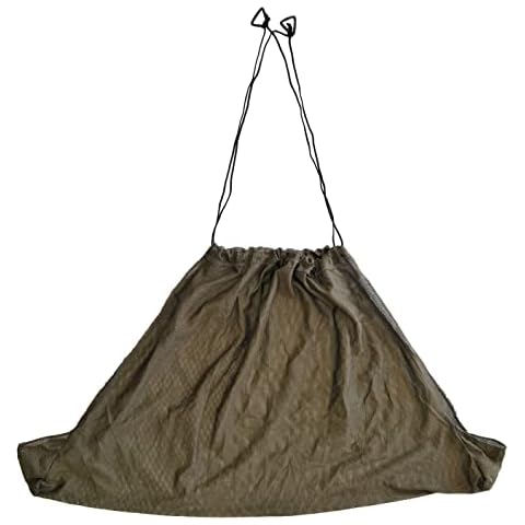 KING CARP - Fishing Weigh Sling Made Soft Fish Friendly Green Mesh Material - Dimensions 85cm x 48cm with Mesh Stink Carry Bag [27-00048] Cover