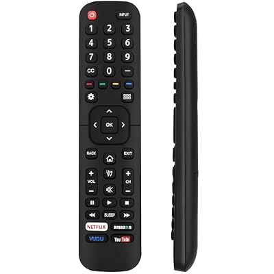 Replacement for Hisense TV Remote Control, Universal for Hisense All Smart TVs - No Setup Needed (No Voice Function)