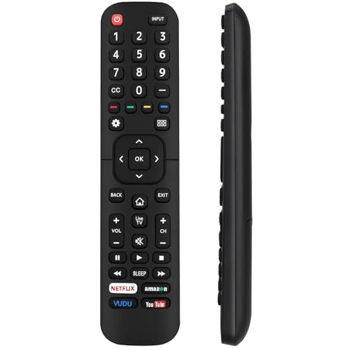 Replacement for Hisense TV Remote Control, Universal for Hisense All Smart TVs - No Setup Needed (No Voice Function)