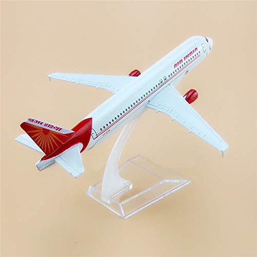 Image of Toys uncle Diecast Aeroplane Scale Model, 16 Cm: (A320 Air India), Multicolor