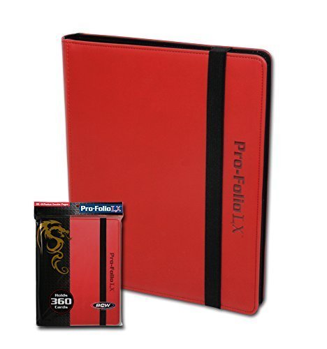Preisvergleich Produktbild Pro-Folio 9-Pocket LX Album, Red by BCW