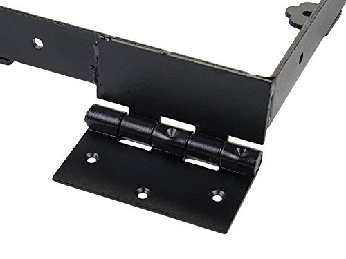 Nuvo Iron Gcbhk01 Gate Corner Frame Brace Kit, Black #TOP1