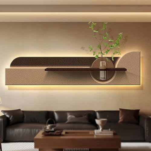 3D Art Decoration Painting Horizontal Layout,47.5x12in 59x14in Faux Green Plant