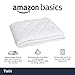 Amazon Basics Hypoallergenic Quilted Mattress Topper Pad, 18 Inches Deep, Twin, White