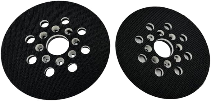 #RS038-2PK Pack of 2 5" Soft Hook & Loop Backing Pads Fits Sander ROS65VC Durable Replacement Parts New Compatible with Bosch