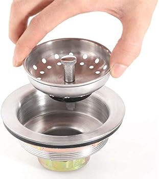 Kone 3 1 2 Inch Kitchen Sink Drain Assembly With Strainer Basket Drain Stopper All Stainless Steel Sink Drain Kit Durable And Rustproof Buy Online At Best Price In Uae Amazon Ae