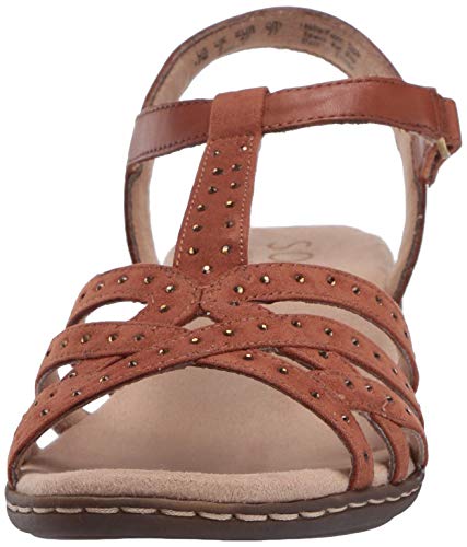 Soul Naturalizer Women's Brielle Flat Sandal, Saddle, 8 Wide #TOP1