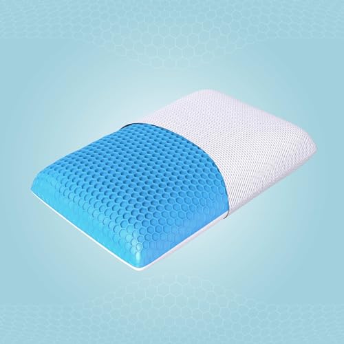 Why Use a Pillow for Better Health The Sleep Company SmartGRID Hybrid Pillow | Neck & Shoulder Support Sleeping Pillow | Ideal for Side Sleepers | 26 x 16 Inches | 5" Height | White | Pack of 1