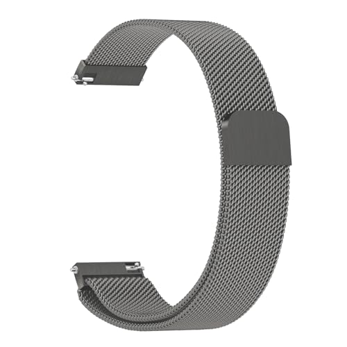 Image of Tobfit 22mm Strap Compatible for Fire-Boltt Ninja Call Pro, Phantom, Ring, Visionary (Watch Not Included), Stainless Steel Chain Strap with Magnetic Buckle for Men&Women