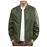 フライトジャケット メンズ ジャケット 大きいサイズ 春秋 無地 MA-1 シンプル ミリタリー ブルゾン コート アウター おしゃれ 羽織 スウィングトップ ジャンパー カジュアル スプリング ジャケットビジネス オシャレ