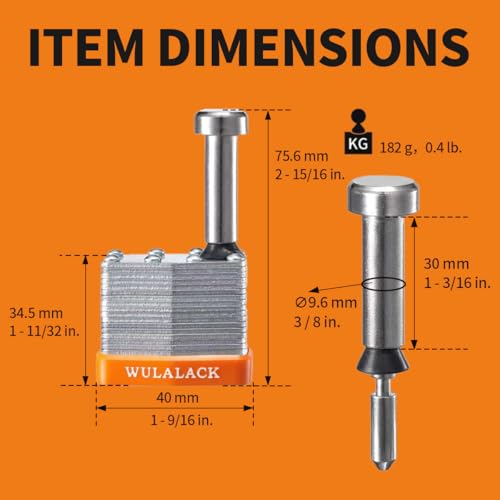 Image of WULALACK - 40mm Laminated Steel Pin Lock,6 Pack Keyed Alike Trailer Padlocks with 1-3 /8 inch Span Hitch,Heavy-Duty Anti-Theft Coupler Lock for Trailers, RVs,Gates