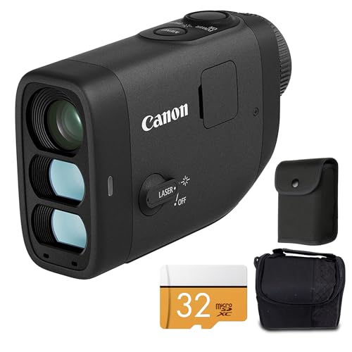 Canon PowerShot GOLF Digital Laser Rangefinder Bundle | Compact Golf Rangefinder with Accurate...