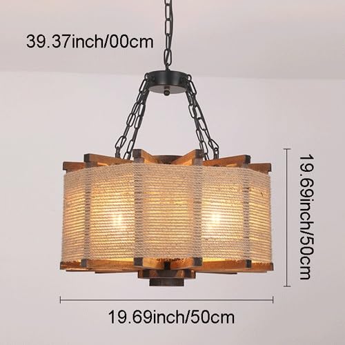 Lustre rustique américain en métal ciselé et finitions vintage
