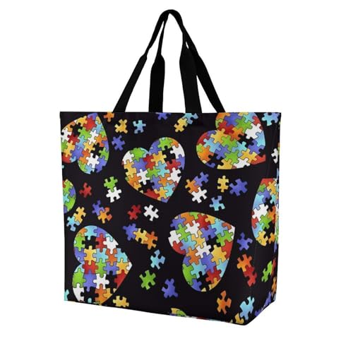 Sac fourre-tout de sensibilisation grand volume anti-déchirure pour charges lourdes