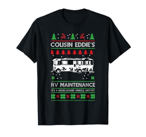 Cousin Eddies RV Wartung Lustige Urlaub Hässliche Weihnachten T-Shirt