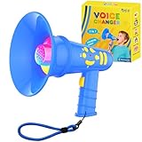 MEGUO Voice Changer for Kids,Birthday Gift for Boys Girls Ages 3,4,5,6,7,8 - Boy Toys for 3-8+ Year Old - Noise Maker Prank Gift for Christmas,Easter,Halloween,Cool Gadgets for Boys Toddler (Blue)