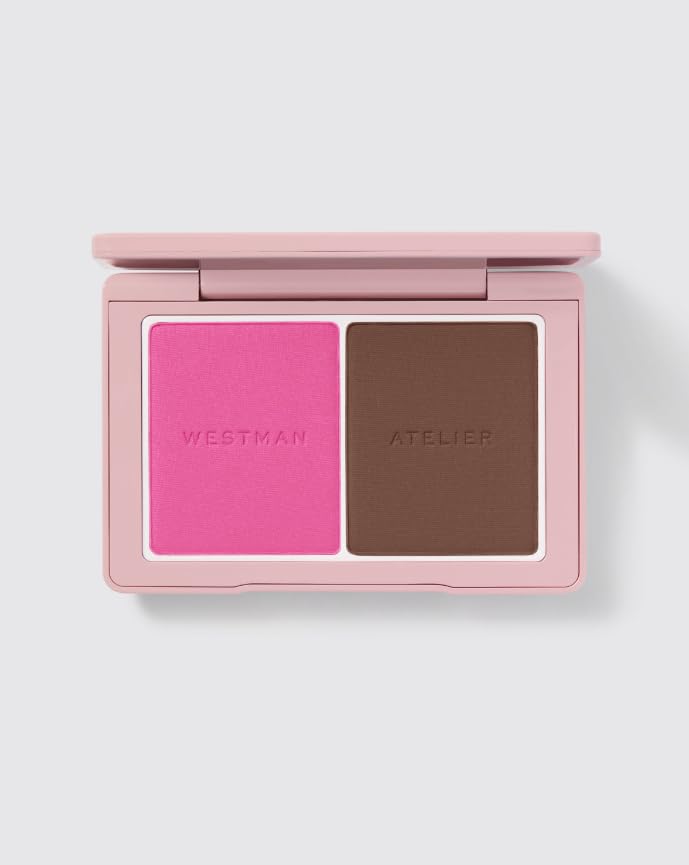 Westman Atelier Baby Cheeks + Face Trace Sculpting Powder Duo - Poppet/Ganache