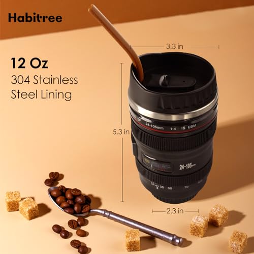 Opiniones de Termo en Forma de Lente de Camara los mejores 5. 4 Termo en Forma de Lente de Camara marca Habitree (3)