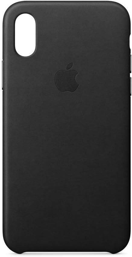 Apple iPhone X Leather Case - Black