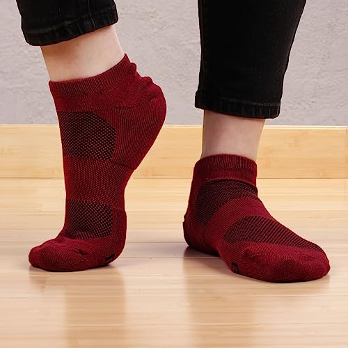 Image of Women's Rayon from Bamboo Fiber Ultra Breathable Superior Wicking Athletic Ankle Sports Socks